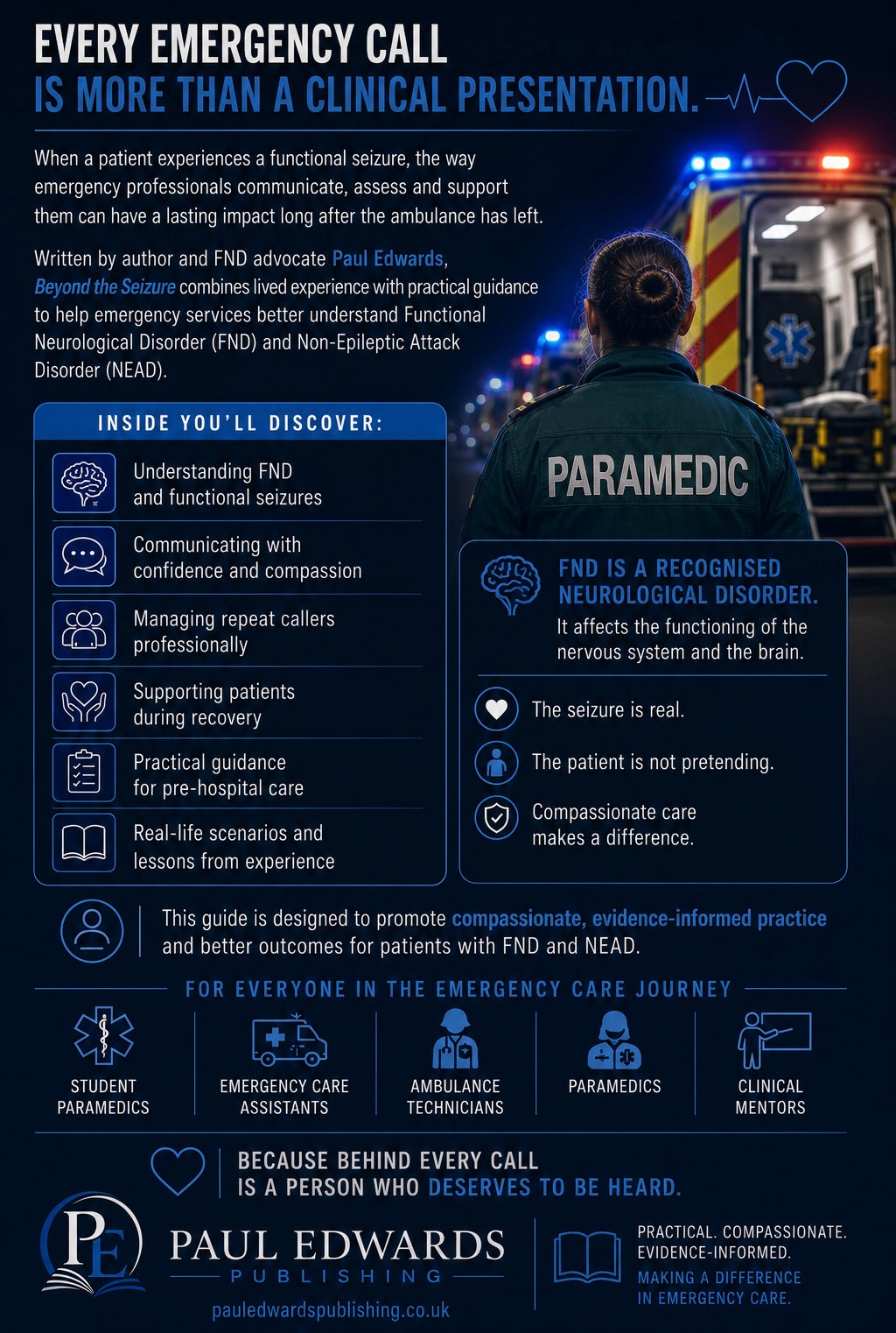 PRE-ORDER | Beyond the Seizure: Understanding Functional Neurological Disorder (FND) & Non-Epileptic Attack Disorder (NEAD) in the Pre-Hospital Setting